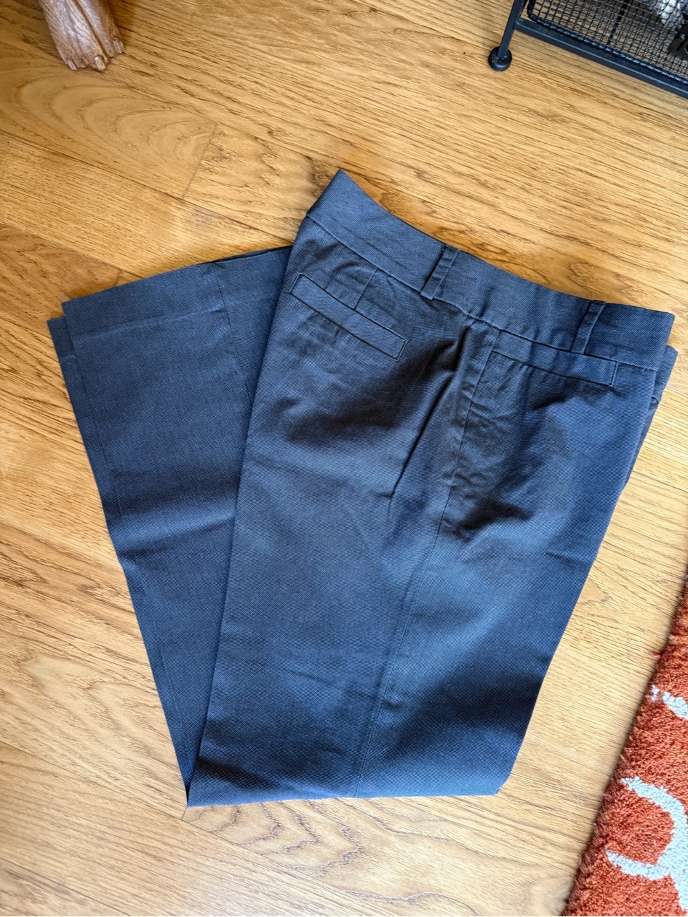 Banana Republic Dark Charcoal Grey Women's Pants - Size 8 Petite - Jackson Fit